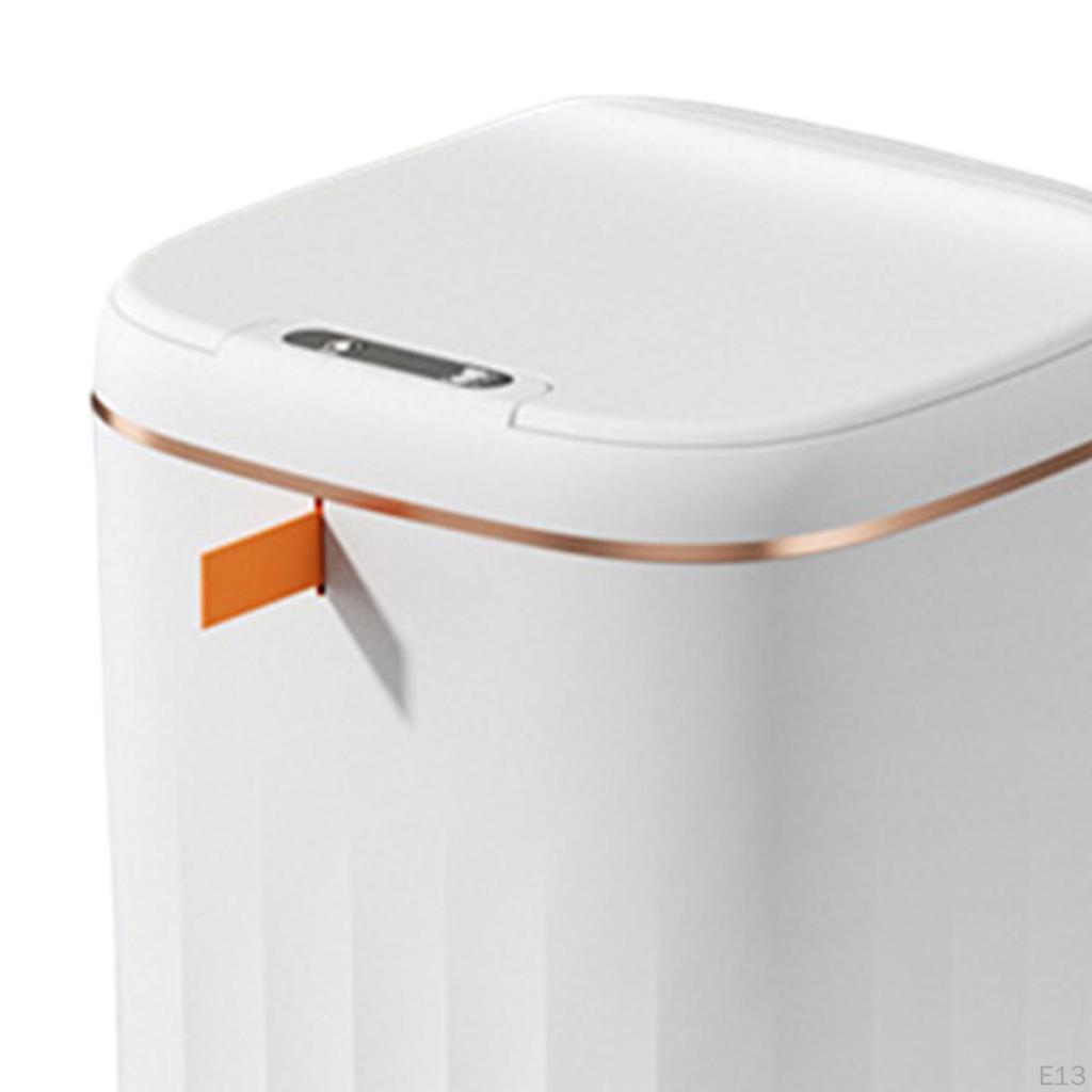 Automatic Garbage Can, Electric Bin with Lid, Bathroom Trash Cans Lids for Kitchen,