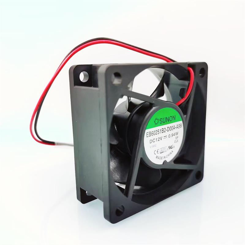Brand New EB60251B2-D00A-A99 DC 12V 0.94W 6CM Double Ball Bearing Chassis Fan