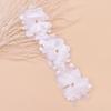 Baby White Lace Flower Headband with Bow for Girls – Sweet Princess, Birthday, Hundred Days Elastic Headband.