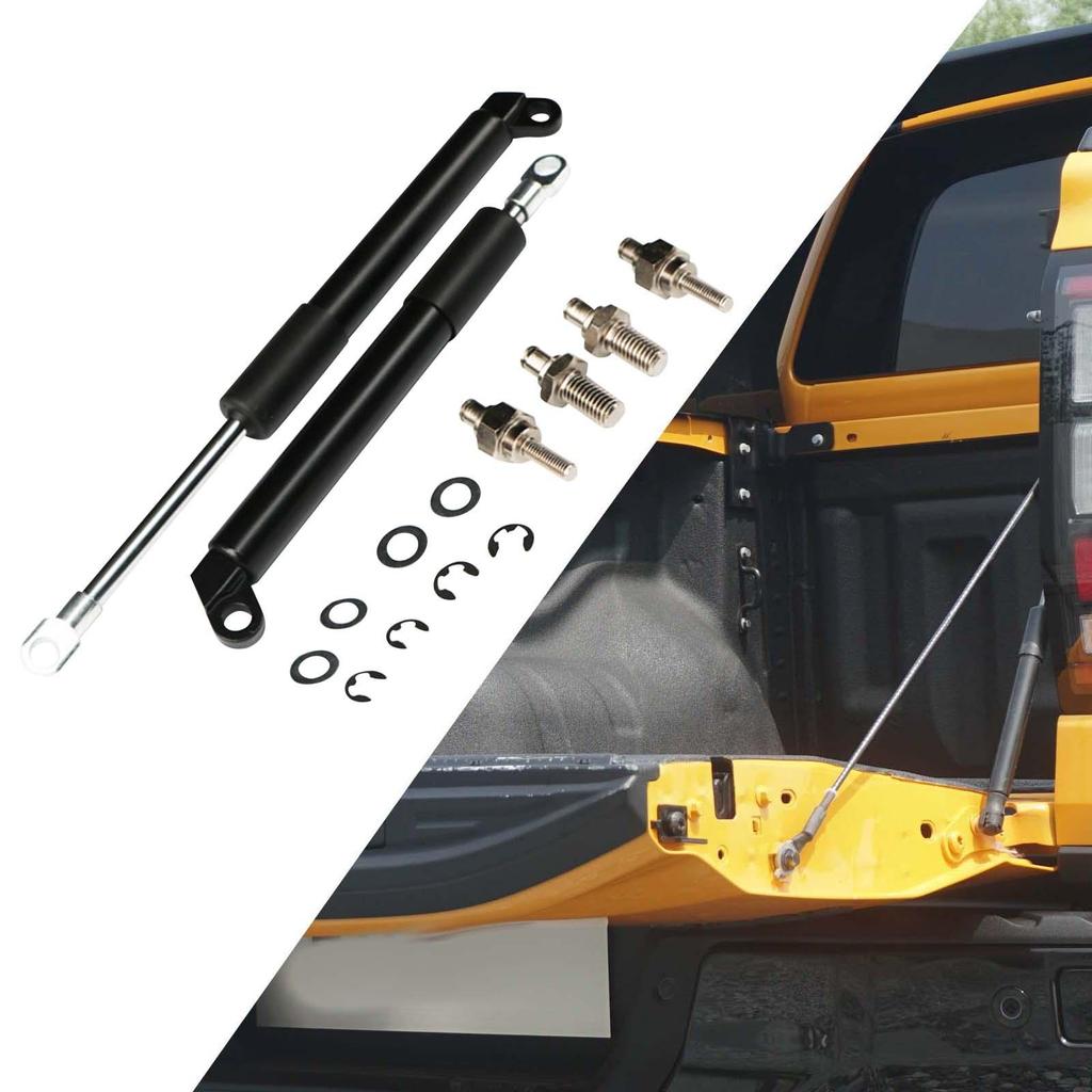 Rear Truck Tailgate Assist Shock Damper for Ford Ranger T9 XL XLT XLT Wildtrak 2022-2023+ Truck Tailgate Assist Shock Struts Kit