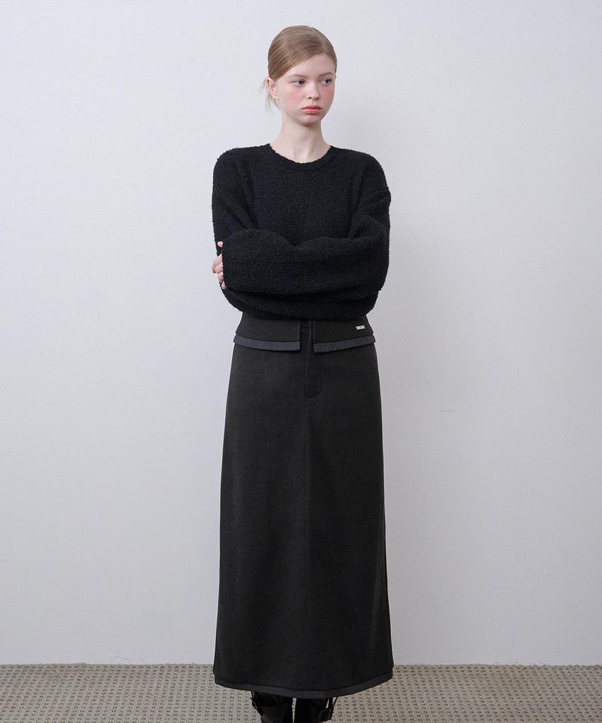 Micene Eileen Fold Long Skirt