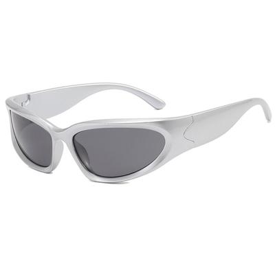 20896 Steampunk Sonnenbrille Damen Sport Sonnenbrille Konkave Punk Brille Mode Sonnenbrille