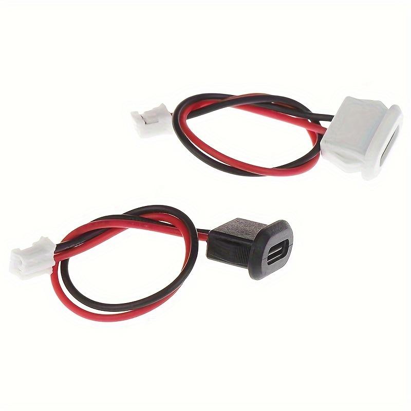 5PCS USB 2.0 Direct Pressure Welded Wire Type Mother Lamp Toy Charging Port Table Lamp Precision Instrument Charging Port