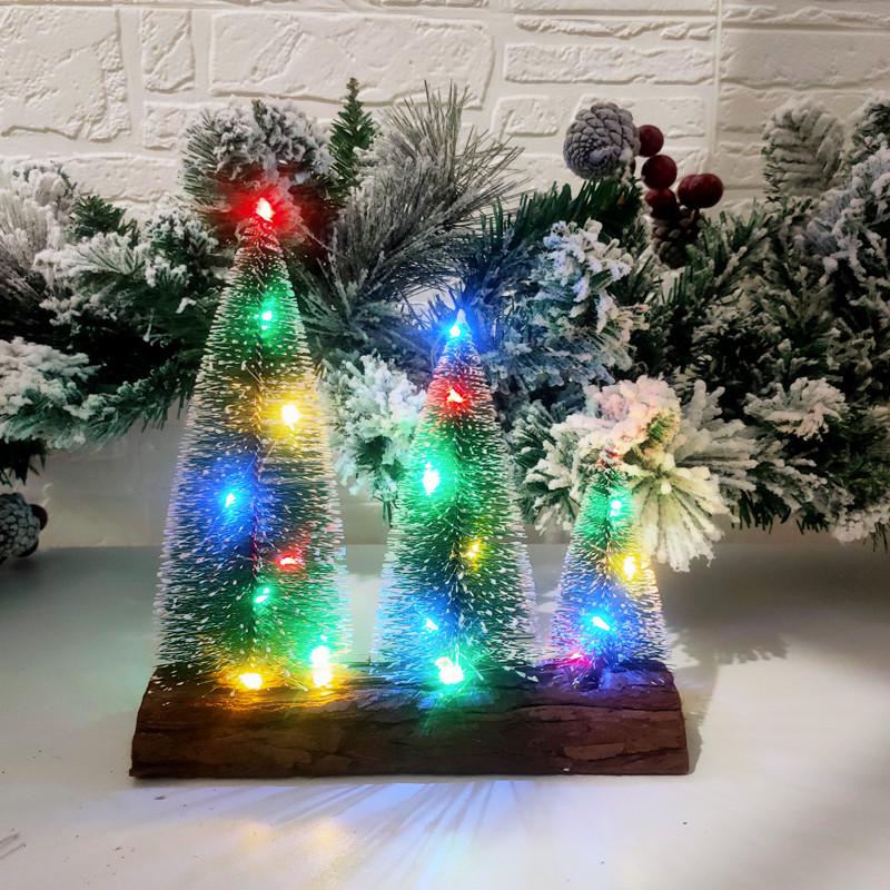 Desktop Cedar Mini Christmas Tree - Festive Display and Gift Decor
