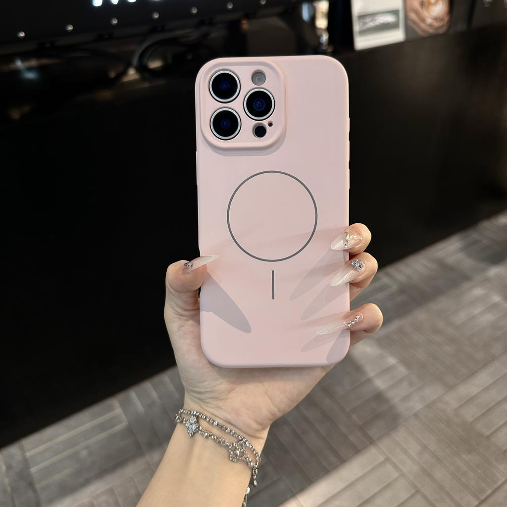 Magnet Flüssigsilikon Kamera-Bedienknopf Hülle Für iPhone 16 E 15 14 Plus 13 12 11 Pro X XS XR Max Für Magsafe Armor Cover