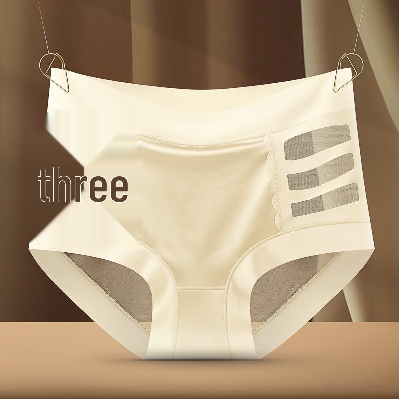 Luxury Satin Hollow-Out Women's Underwear, 10A Grade Mulberry Silk, Antibacterial Crotch, Breathable & Comfortable Fabric.