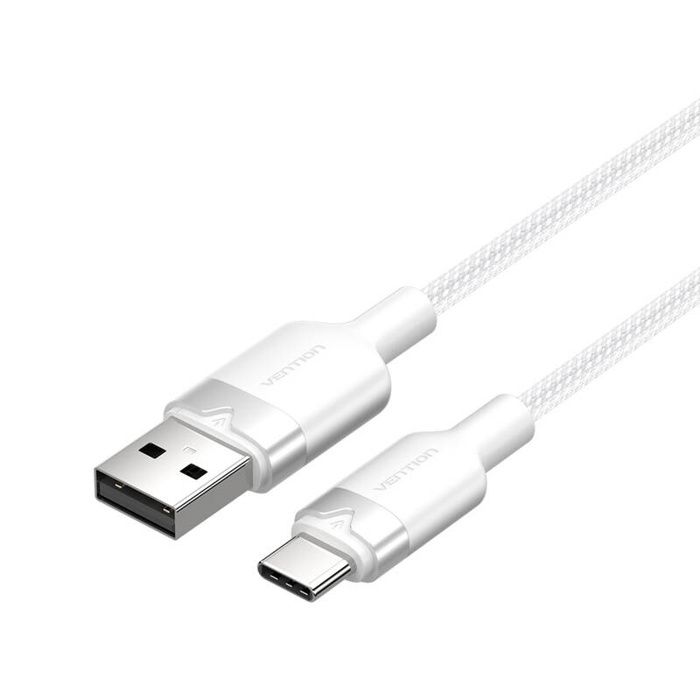 Câble Usb 2.0 A Vers Usb-C 3A Vention Pour Téléphones 1 M Avec Fonction De Charge Rapide
