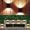 2Pcs Solar Powered Solar Wall Light Waterproof Solar Garden Light LED Solar Light  Home Balcony