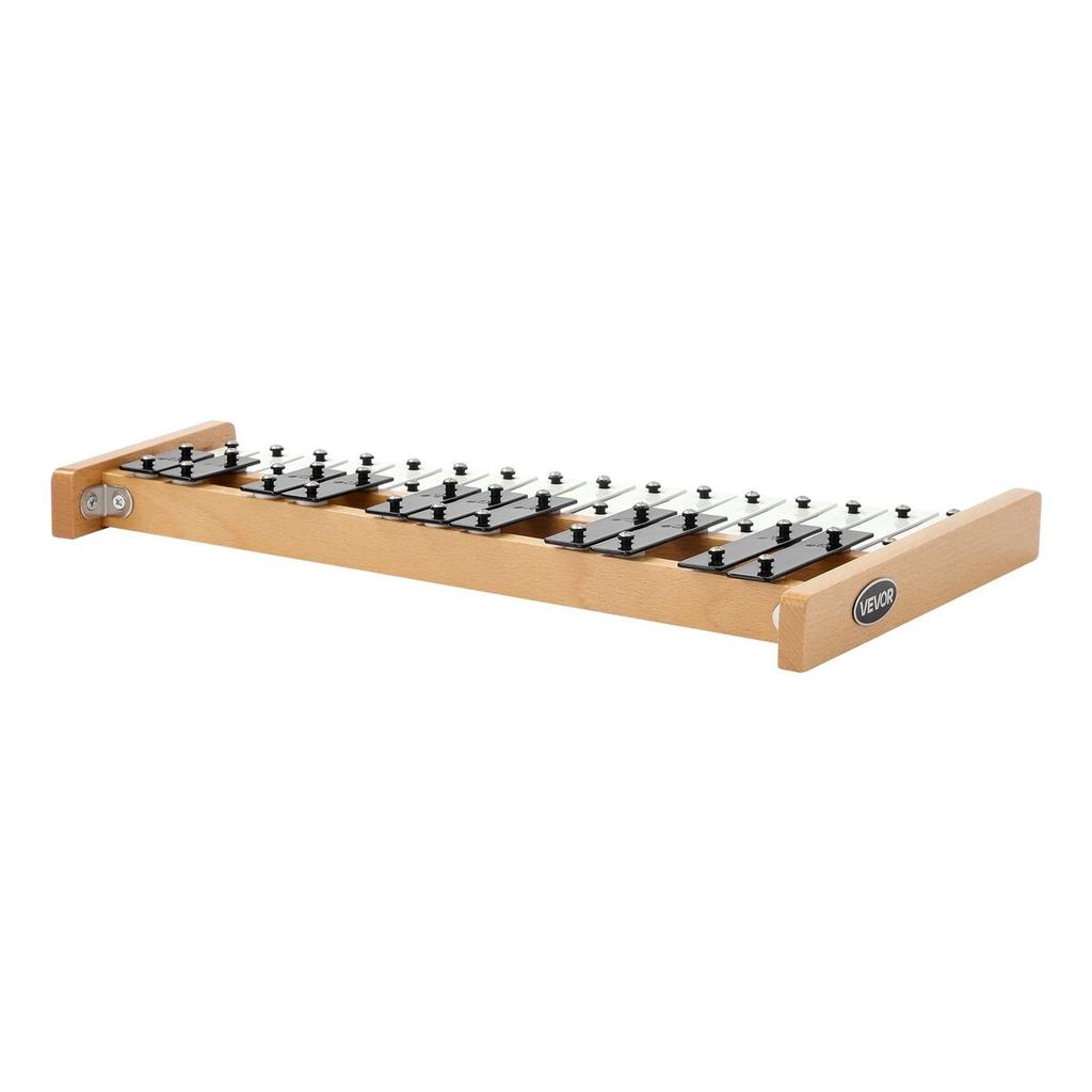 Glockenspiel Xylophone, 27 Notes, Professional Xylophone Percussion Instrument, with Metal Keys, Includes 4 Mallets, Carrying Bag, Beginner Musical