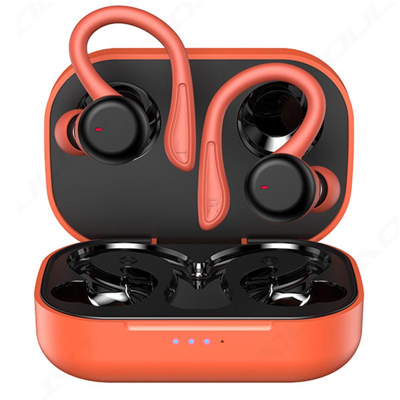 Căști fără fir Bluetooth Sport impermeabile TWS Bluetooth 5.1 Căști stereo HiFi Căști cu anulare a zgomotului cu microfon
