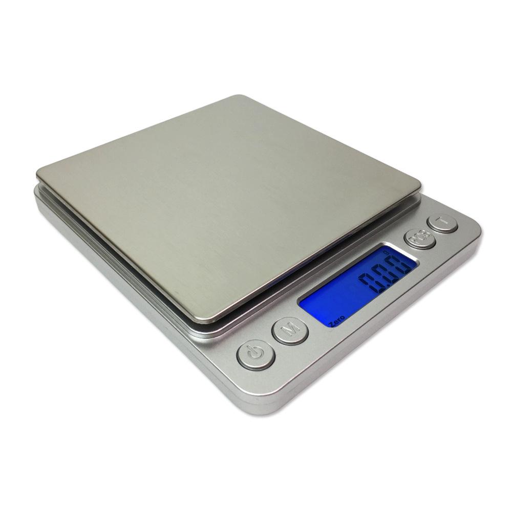 i2000 3kg Kitchen Scale with Double Trays, 0.01g Precision for Baking & Jewelry