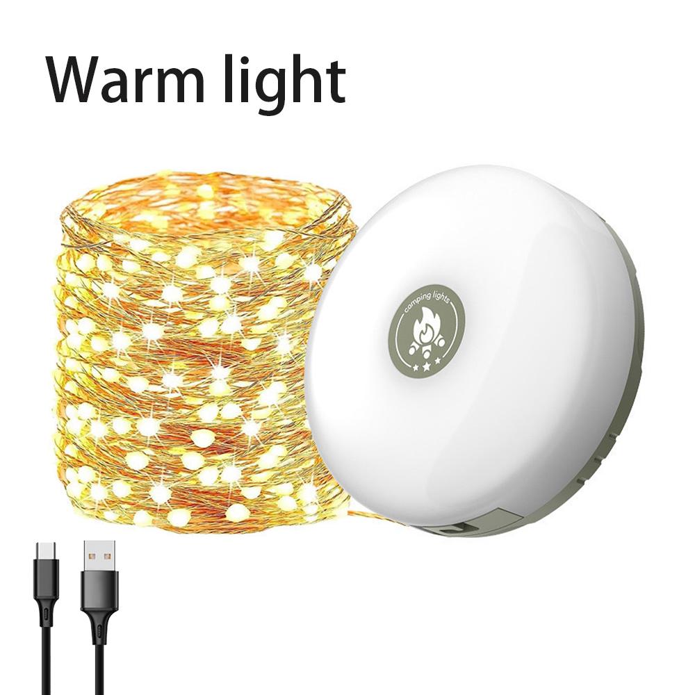 

10M Creative Tape Measure Light String Camping Decoration Storage Light Strip USB Rechargeable Outdoor Waterproof LED Flashlight