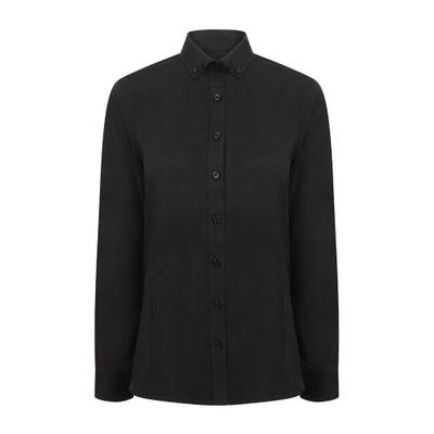 Camisa Oxford moderna de manga larga para mujer/señoras