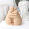 Exquisite Aromatherapys Candle Mold Hug Foxes Bear Mold Animal Gypsum Ornament
