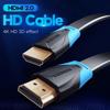 Câble HDMI - Vention - 3 m - 18 Gbps - Mâle à mâle - Multicolore - Connexion multimédia - Ordinateur compatible - Rond