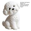 Dog Figurine 3D Printed Lifelike Mini Animal Sculpture for Home Office Desk Shelf Decor Collectible Gift for Dog Lovers