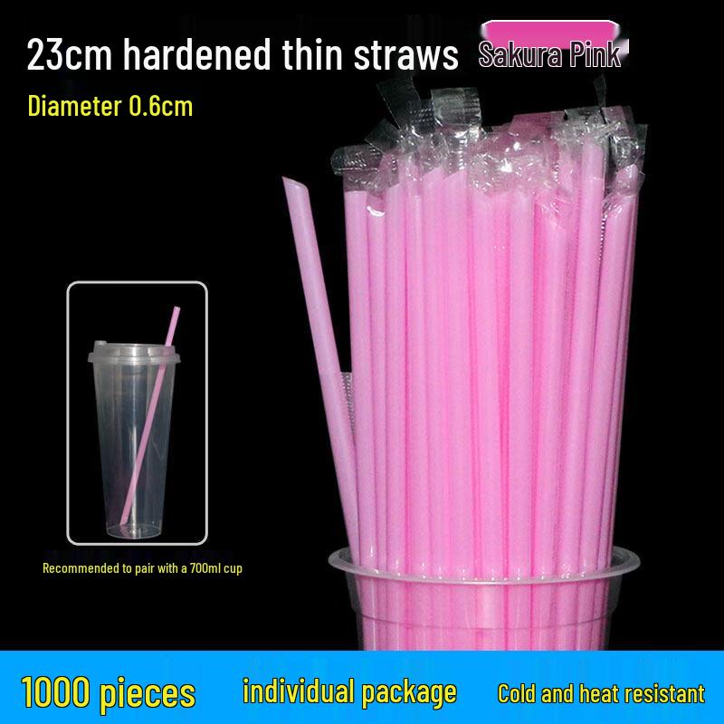 Ru Han Disposable Hardened Thin Straws
