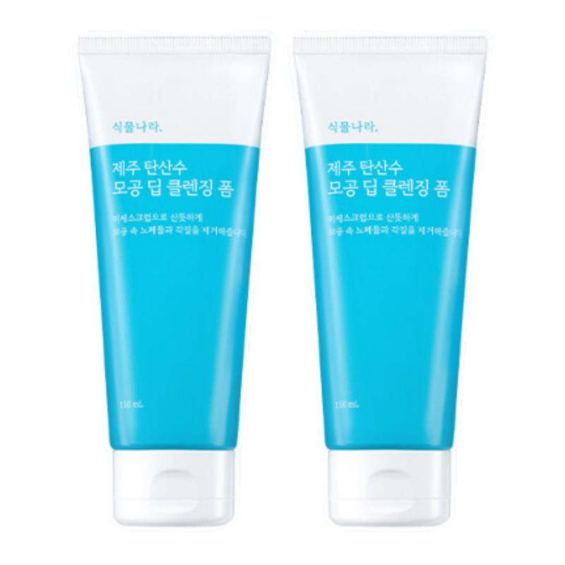 Sikmulnara Jeju Sparkling Water Pore Deep Cleansing Foam 150ml x 2