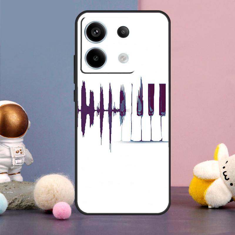 Minimalist Music Lover Case For Xiaomi Redmi Note 14 9 10 11 12 13 15 Pro Plus Redmi 15 15C 14C 10C 12C 13C Cover