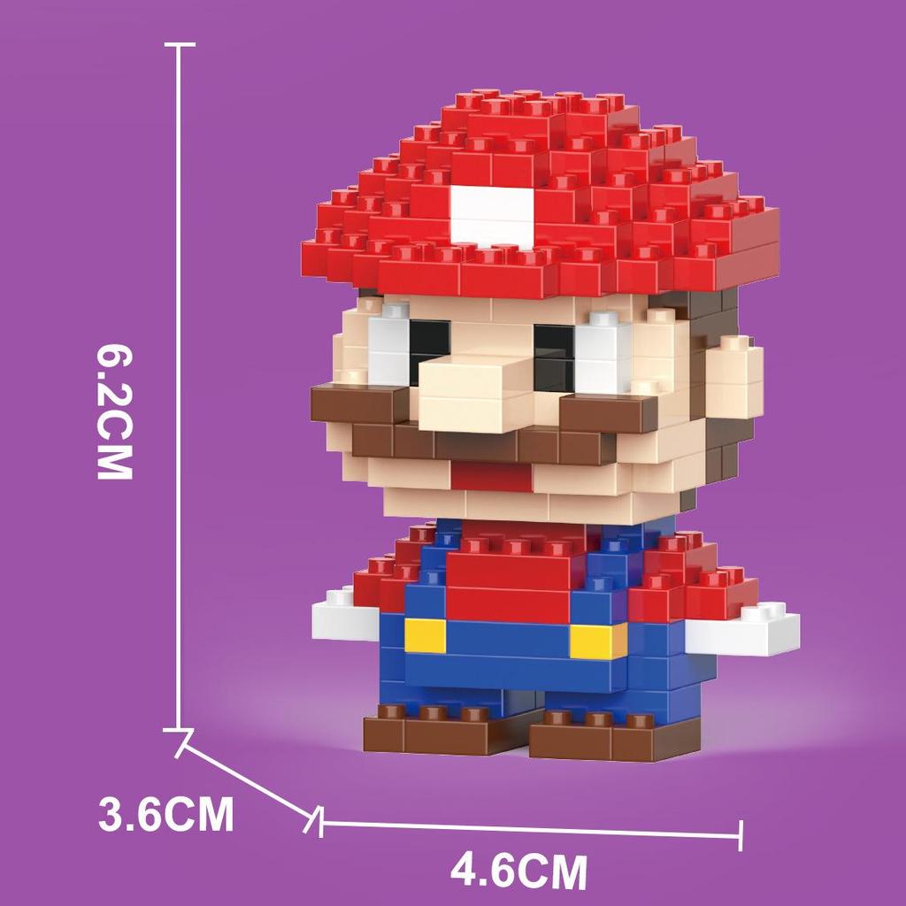 LEGO-Compatible Mini Building Blocks: Cartoon Figurines & Educational Toys
