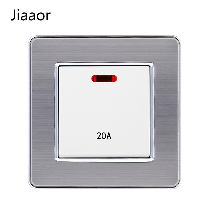 Padrão Europeu Tipo 86 Painel de Interruptor e Tomada de Parede Duplo em Aço Inoxidável com USB-C, Estilo Alemão, Montagem de Parede Embutida.