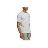 adidas Round Neck Breathable Versatile Sports Casual Short Sleeve T-Shirt Men Tops Gray JI9462