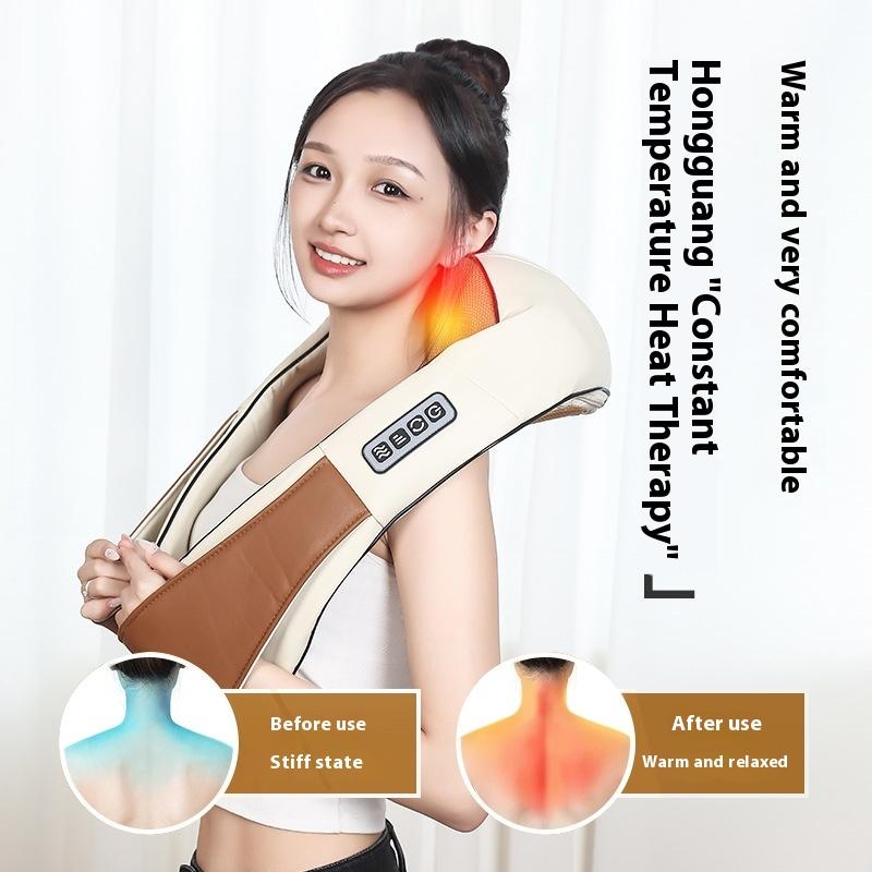 Neck Massager with Heat, 3D Neck Massager Shiatsu Massager for Back Shoulder, Gifts for Women Men, Back Massager