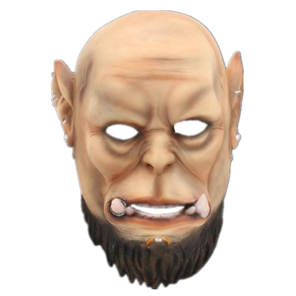 Terrifying World Of Warcraft Orc Mask Resin Facepiece For Halloween And Festive Events