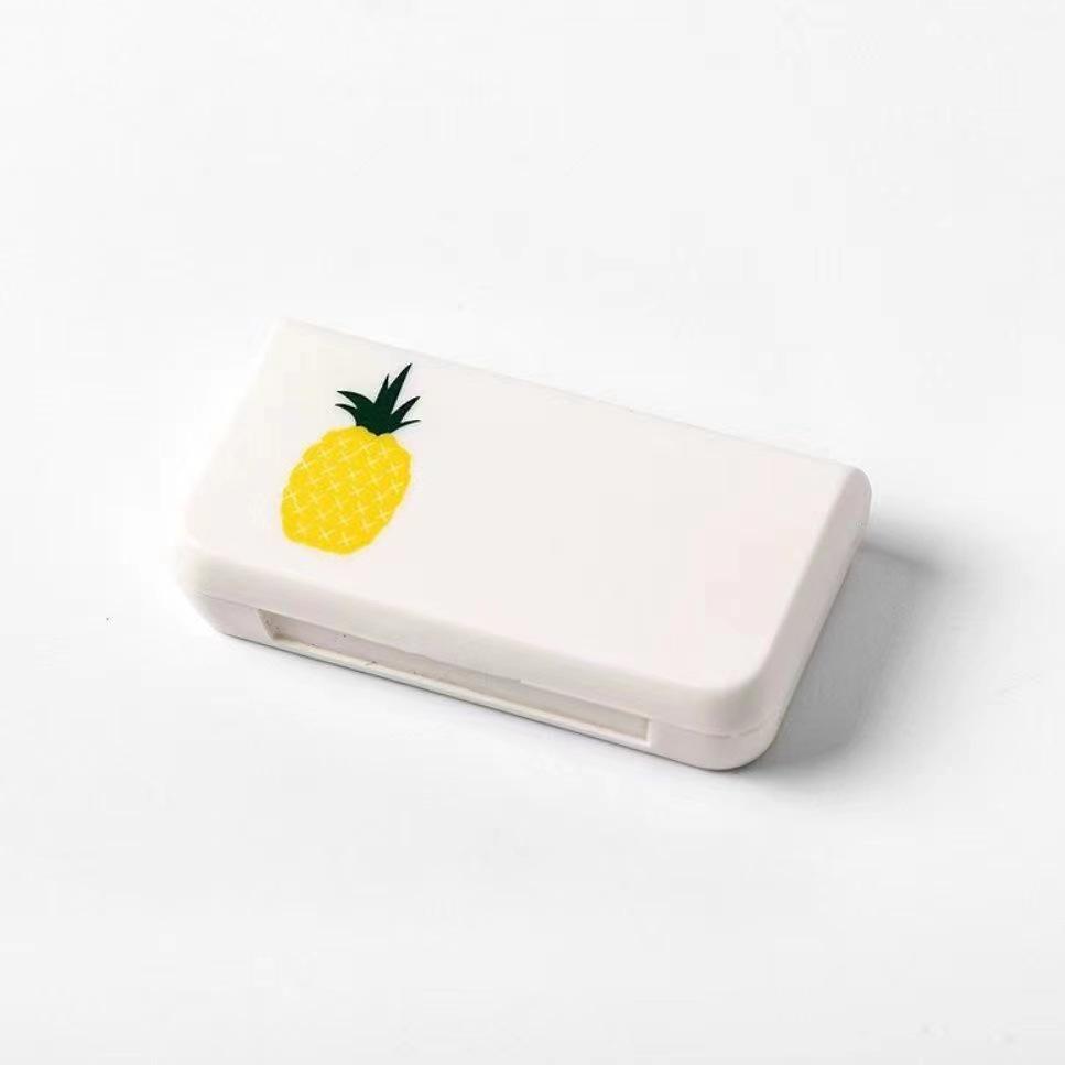 Compact Travel Pill Organizer with Secure Compartments