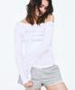 Kimseupeulesikoteunmakes Sheer Wool Tencel Long Sleeve T-Shirt White