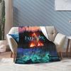 Coperta Sci-Fi Avatar Fuoco e Cenere in Pile Corallo Peluche Multifunzione Coperta Plaid Super Calda per Letto Viaggio Coperte da Letto