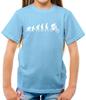 Evolution des Menschen Mountainbike - Kinder T-Shirt - Trail Biking Biker Biking