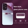 Gradient Dark Green For Samsung Galaxy Note 10 Plus S20 21 FE S23 Ultra S8 9 A70 72 73 50 51 52 53 Tempered Glass Phone Case