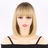 Short Mixed Wigs for Women Synthetic Cosplay Wig with Bangs Straight Hairstyles Anime Costume Party Halloween Cosplay Wig