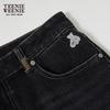 Teenie Weenie Women's High-Waisted Straight-Leg Casual Trousers