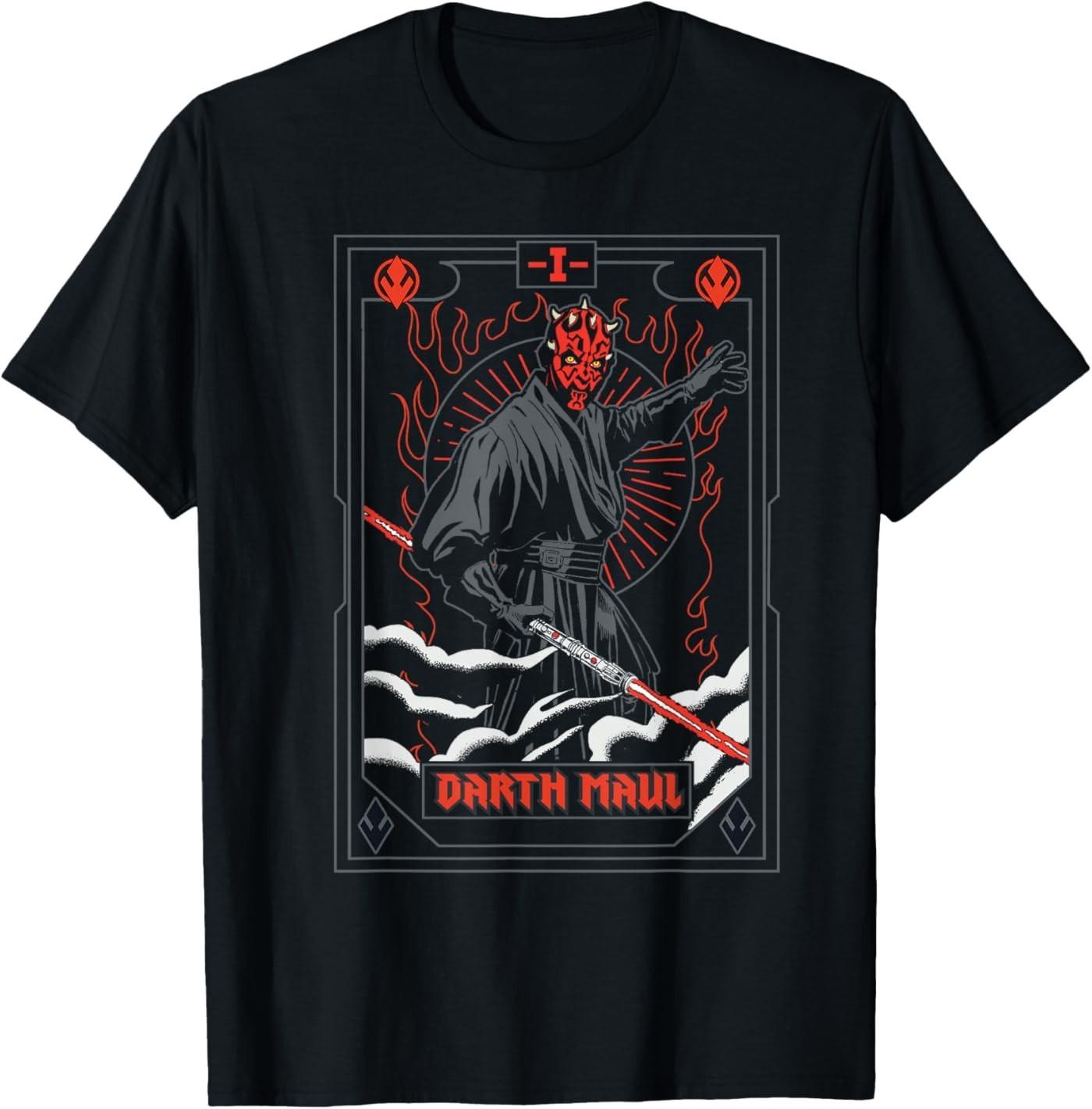 The Phantom Menace Darth Maul Tarot Card Unisex T-Shirt S