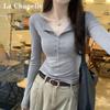 La Chapelle Women's Slim-Fit Long Sleeve Base Layer T-Shirt