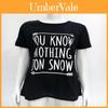 Premium Quality Women T-shirts Game Of Thrones Short Sleeve Letter Design