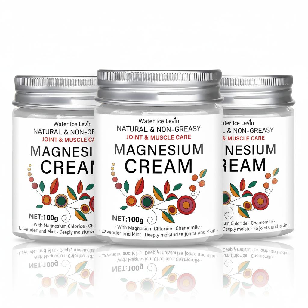 Magnesium Joint & Muscle Care Cream with Chamomile & Lavender, Natural Relief, Deep Moisturizing, Non-Greasy