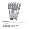 6Pcs 0.5mm Black Water-based Pen Push Design Quick Drying School Stationery Mechanical Gel Ink Pen Office Supplies