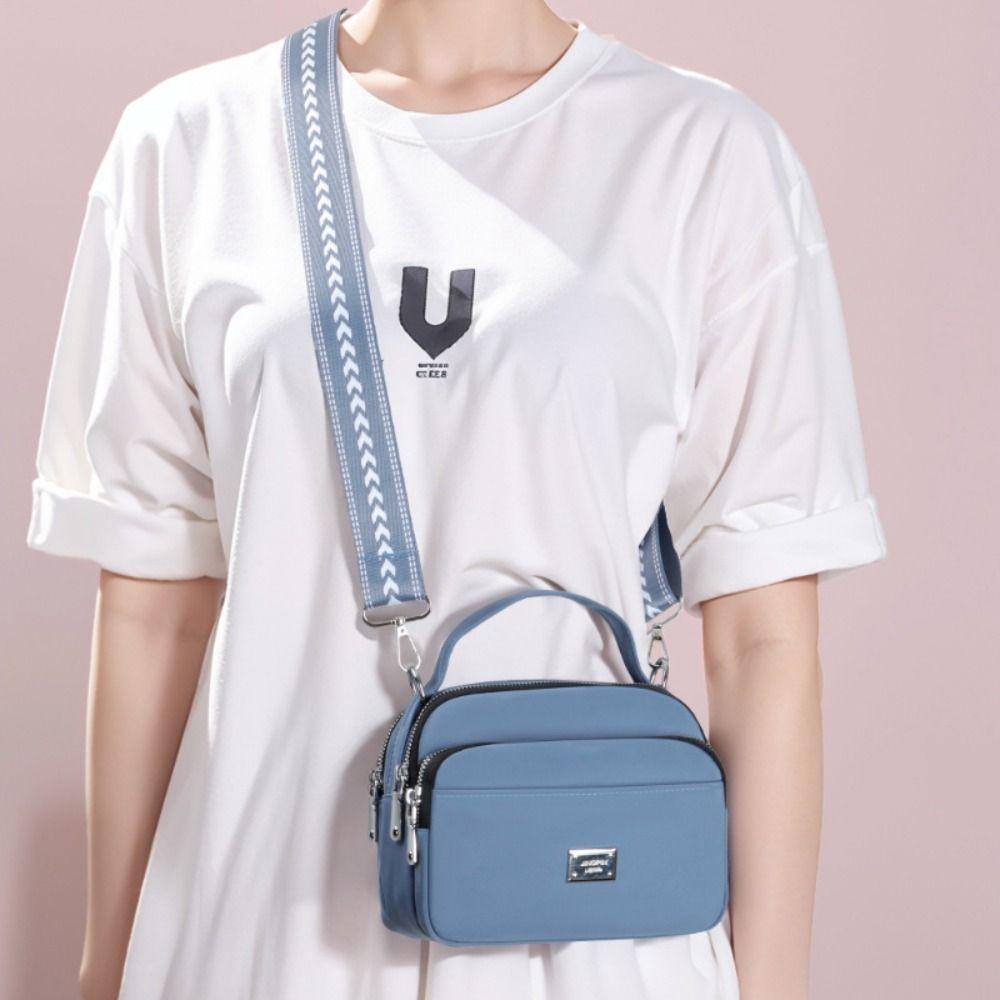 Multi pockets Single Shoulder Bag High Quality Women Handbag Fashion Cross Body Bag  Female