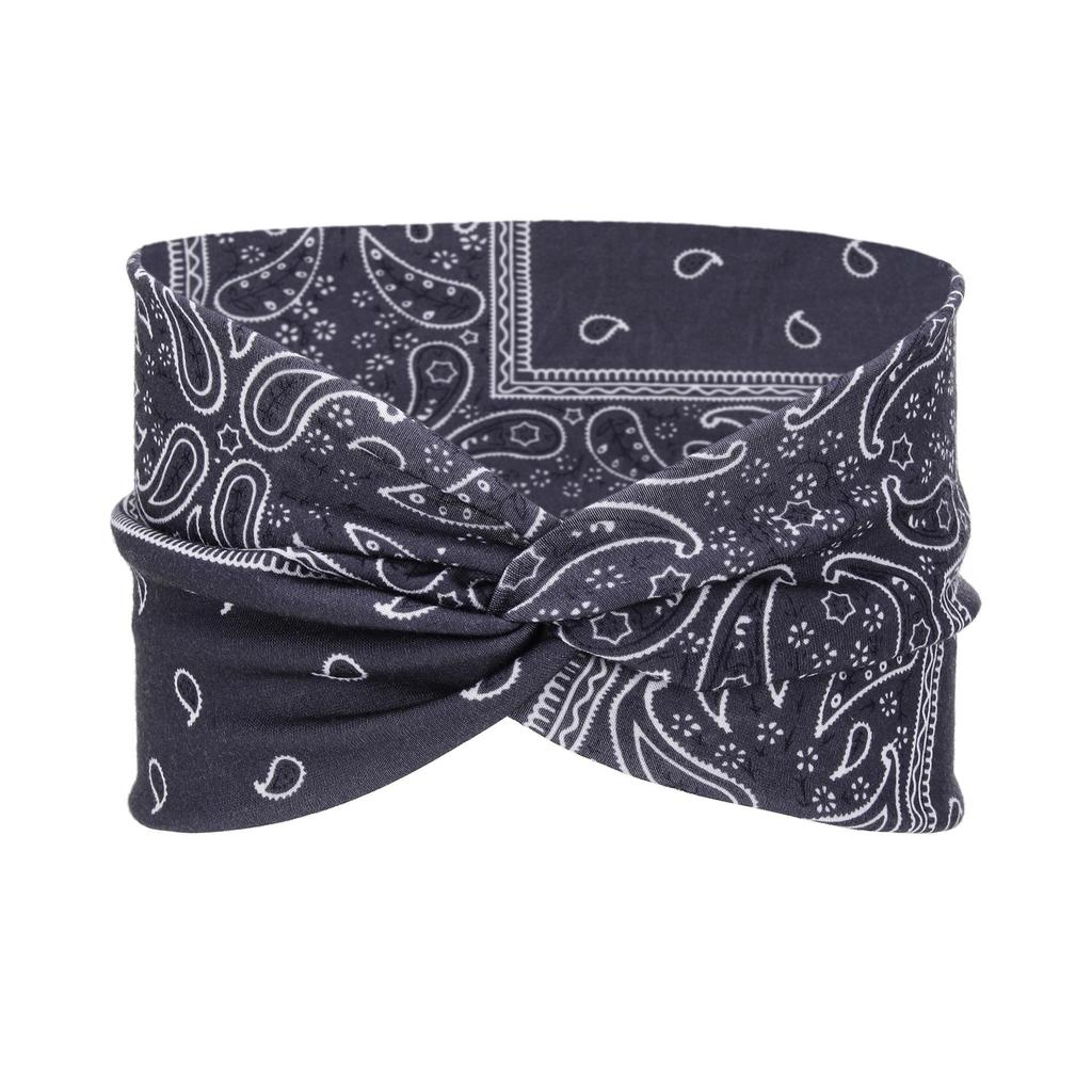 Bohemian Cashew Print Wide Headband for Women: Sport, Running, Face Washing, Makeup, Hair Tie