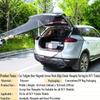 Breathable Auto Trunk Mosquito Net UV Sun Protection SUV Trunk Mesh Net Car Tailgate Tent Camping Car Accessory
