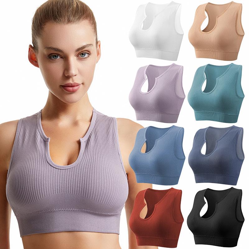 Women's Shockproof Sports Bra: Anti-Sag, Wireless, Sexy Back Yoga Vest