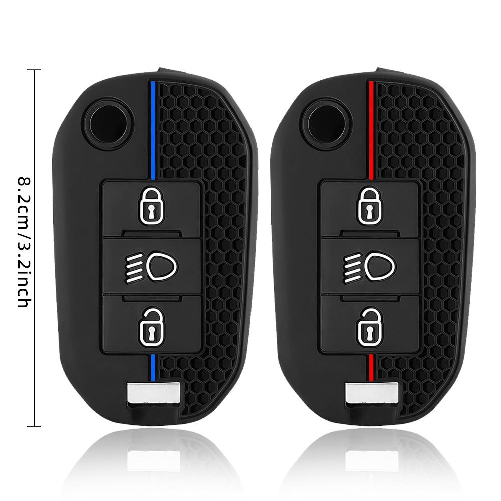 Silikonowe Etui na Kluczyk Samochodowy Do Citroen C5 C3 C4 C8 Berlingo Do Peugeot Partner Rifter 208 308 508 407 2008 3008 Expert
