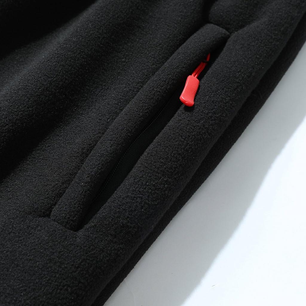 Men's Winter Fleece Casual Pants Plus Velvet Thickened Lambswool Drawstring Sweatpants With Pockets