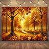 1Pcs of Autumn Themed Banners  Suitable for Home Decoration and Various Outdoor Celebration Decorations In Living Rooms.