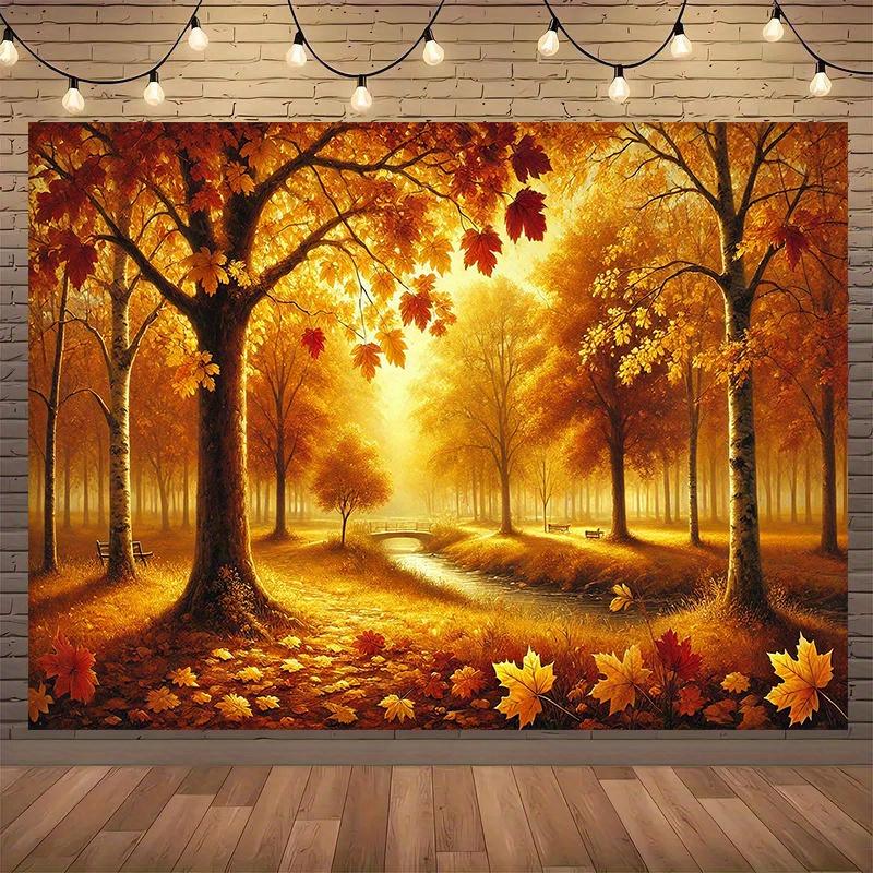1Pcs of Autumn Themed Banners Suitable for Home Decoration and Various Outdoor Celebration Decorations In Living Rooms.
