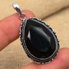 Black Spinel Gemstone Handmade 925 Sterling Silver Jewelry Lavish Pendant For Wedding Gift