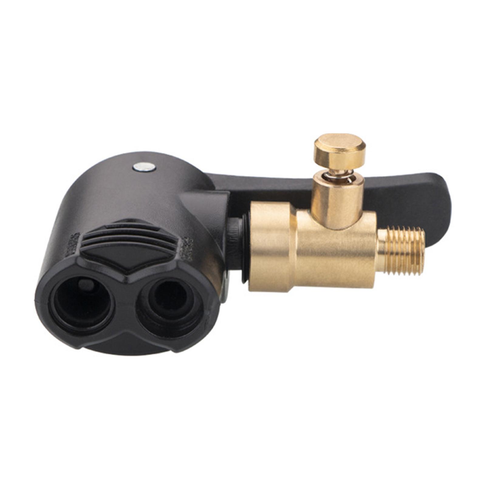 

Адаптер для запирающихся клапанов для велосипедов Напольный насос для шин с быстроразъемной насадкой Удобная регулировка давления в шинах A